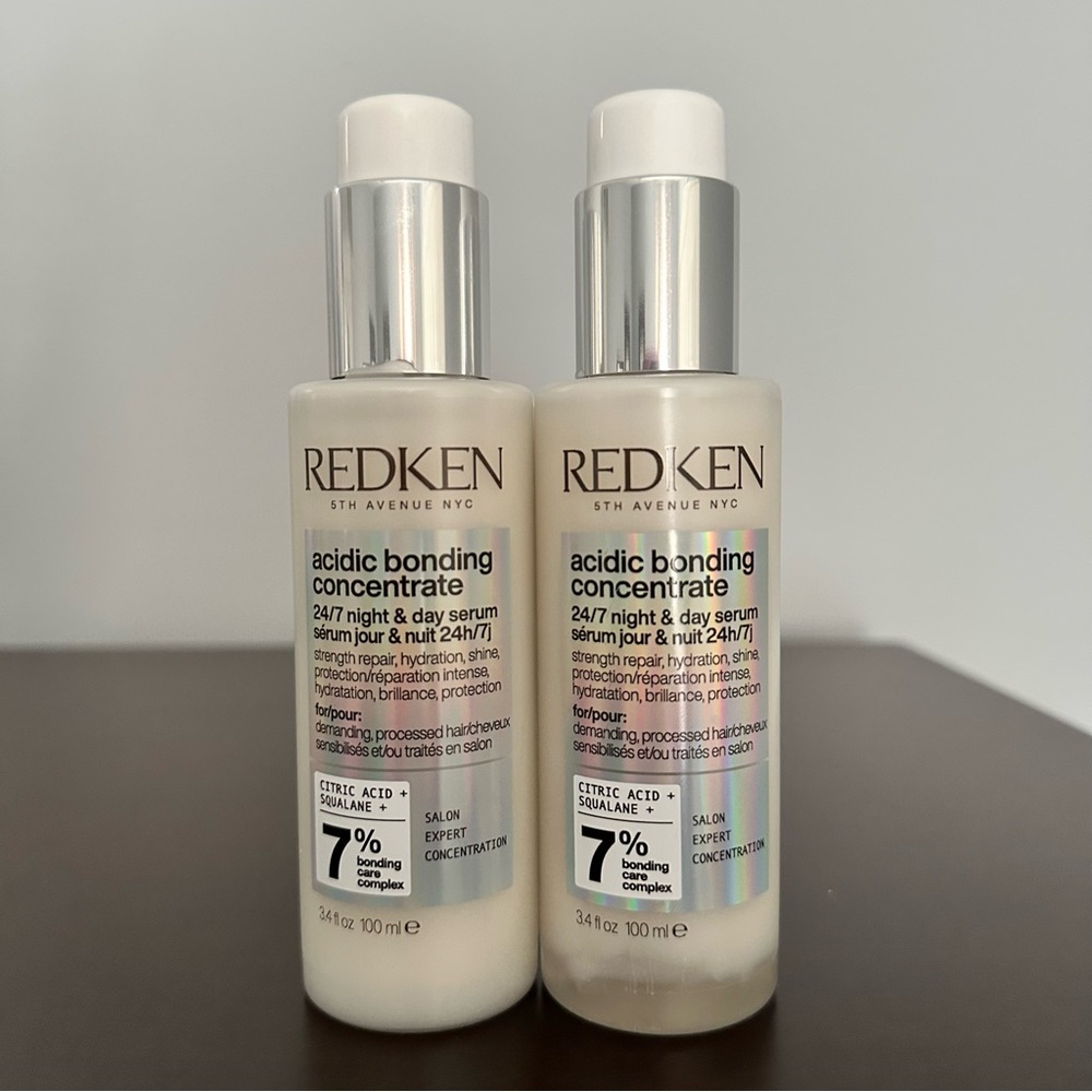 Redken Acidic Bonding Concentrate‎ 24/7 Night & Day Serum Lot of 2 NEW